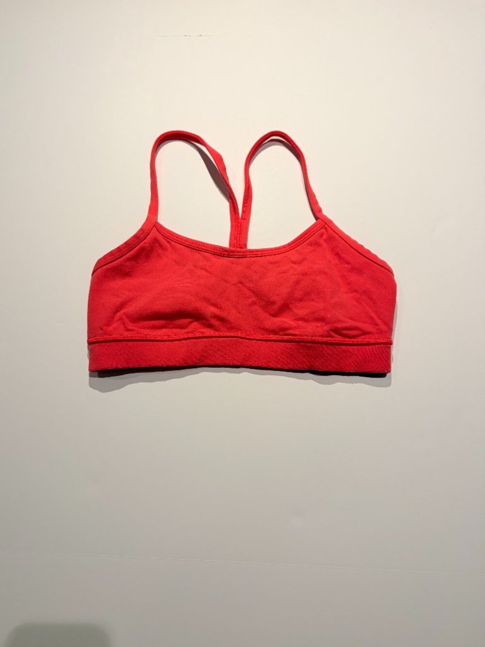 lululemon Flow Y Bra Pink Sports Bra Size 6